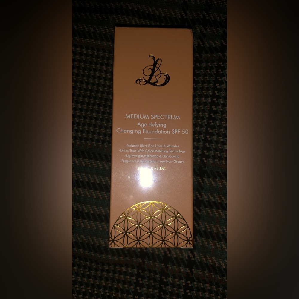 Legacare colour changing foundation 
NIB